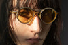Rigards X TVA Joint RG2000TVA Stainless Steel + Pure Titanium Alloy 925 Silver Sunglasses Series RG-RG2000TVA(A)-GDJHP-F Antique Gold + Titanium Frame Transparent + Yellow Lens